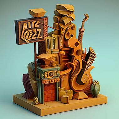 3D model Jazzpunk game (STL)